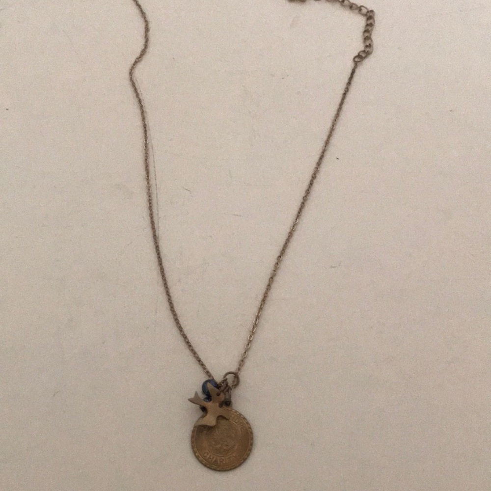 Vintage Gold Medallion Necklace